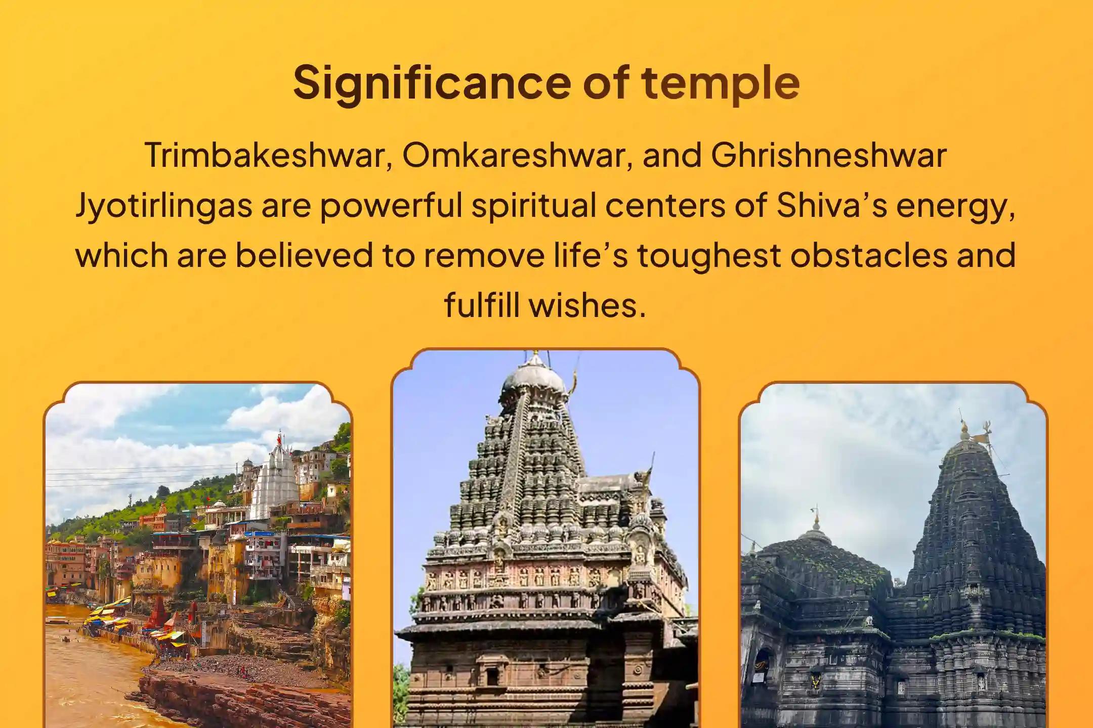 Participate in the Last Kartika Somavaram-Soma Pradosham Special 3 - Jyotirlinga - Trimbakeshwar, Omkareshwar, and Ghrishneshwar Rudrabhishek and Rudra Homam for blessings of health, protection, and strength.