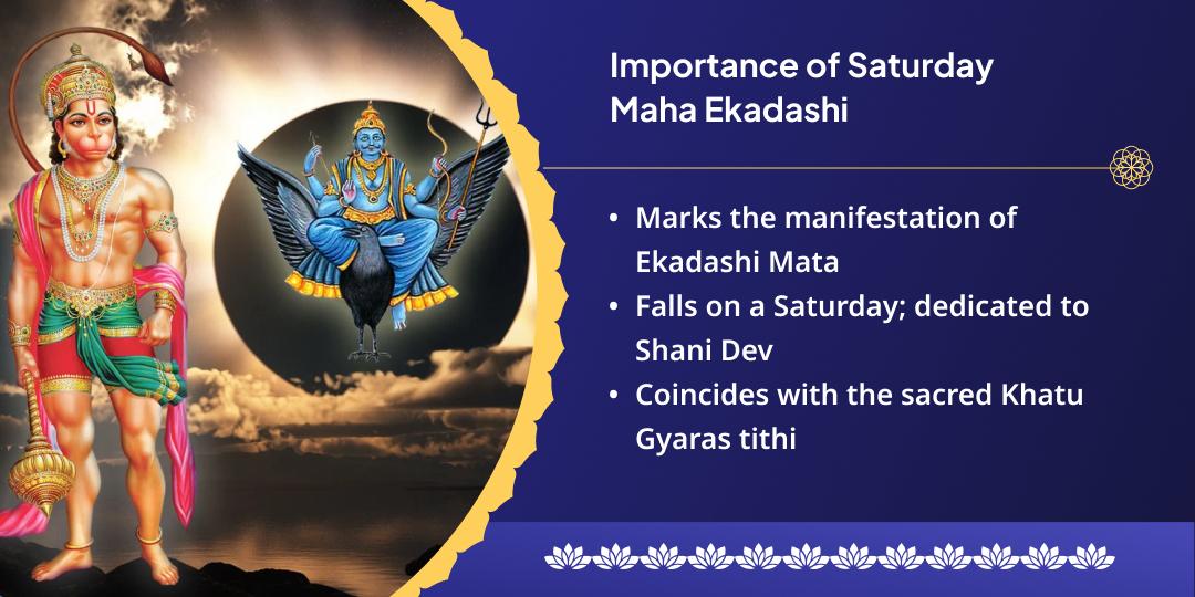 Saturday Ekadashi Shani Dosh Shanti Mahaseva and Shani Hanuman Chadhava 