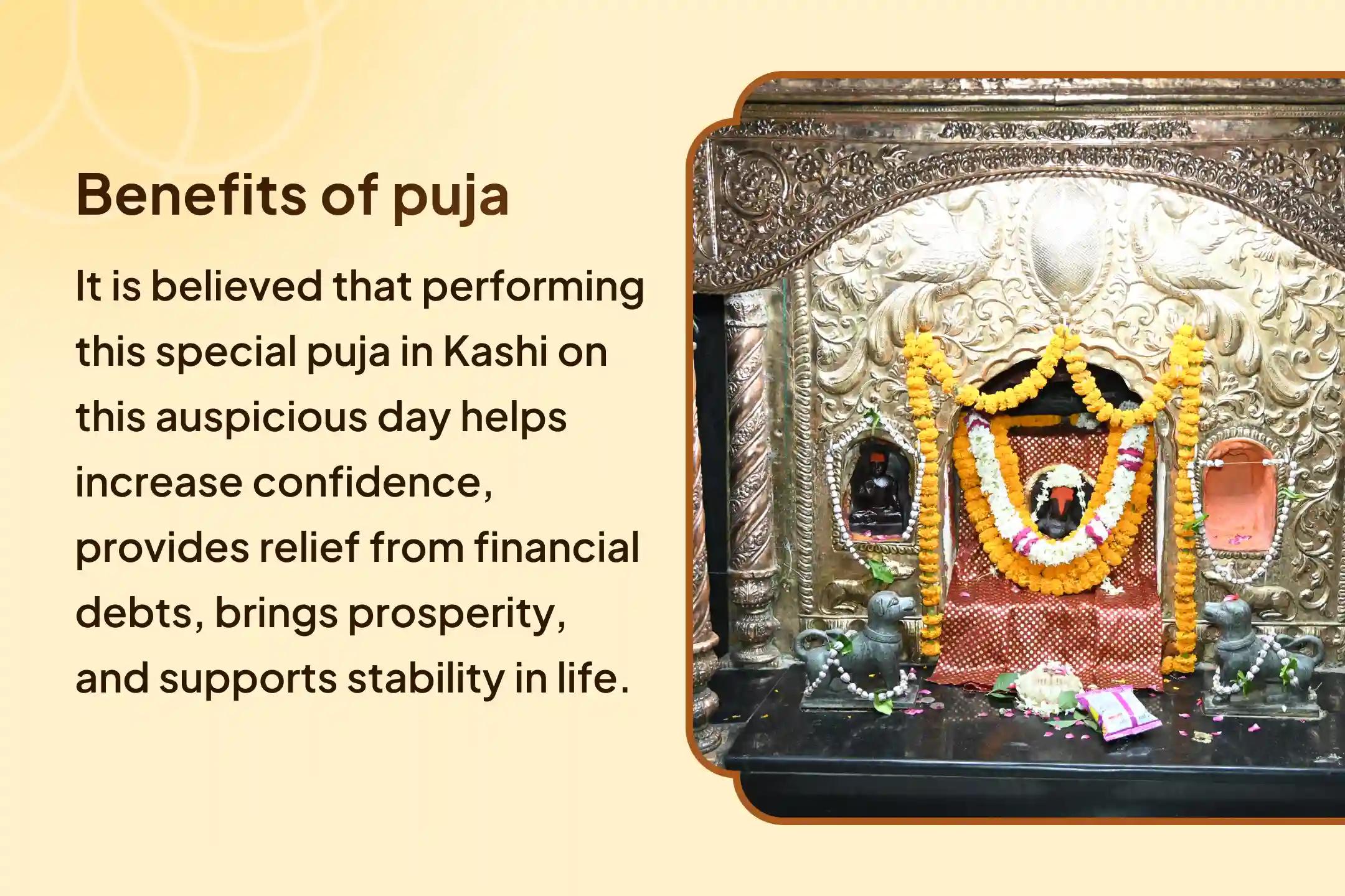 💰 On this sacred Sunday, receive blessings for prosperity and relief from debt through Swarnakarshan Bhairav Mantra Jaap and Batuk Bhairav Stotra in Kashi. 🙏