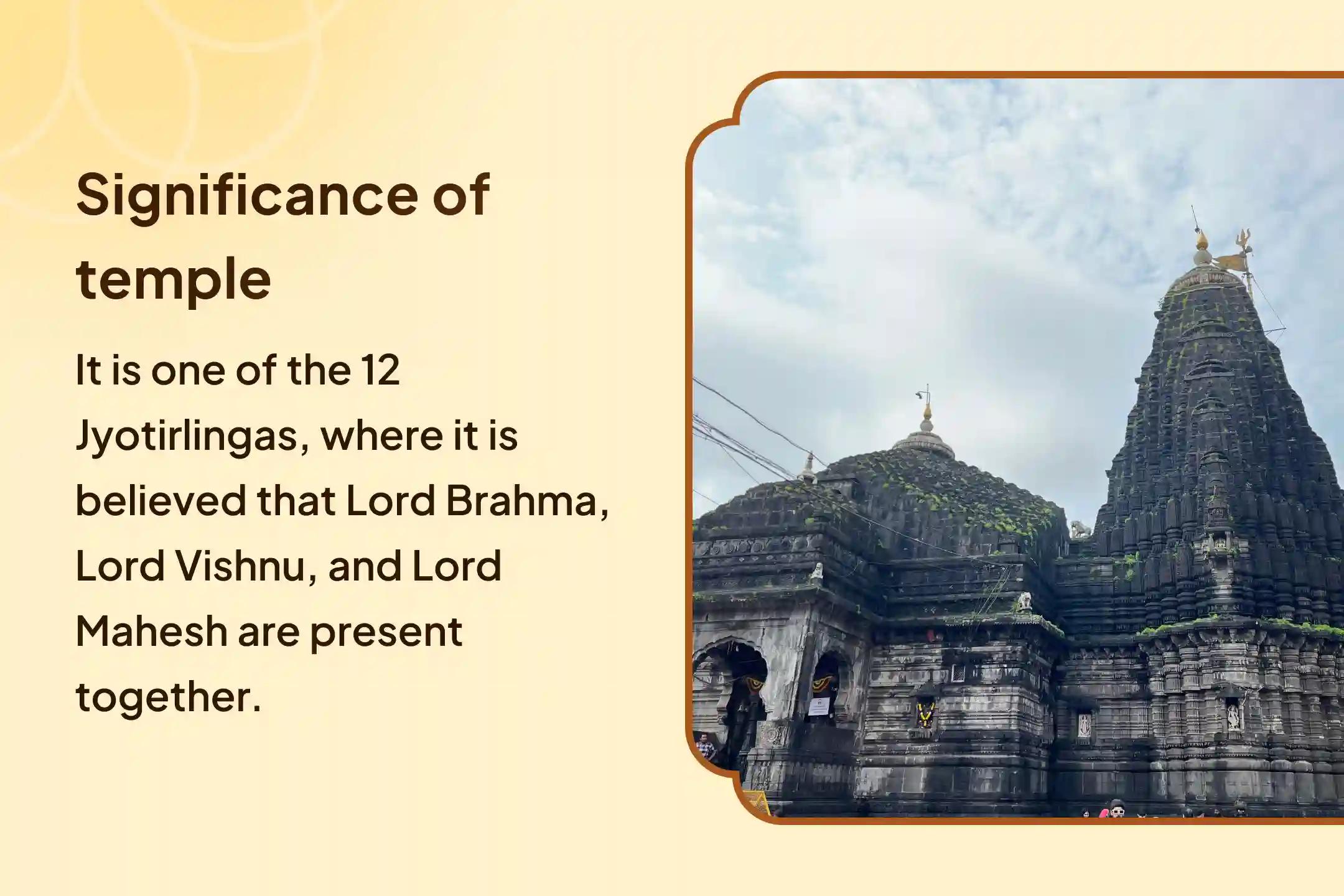 🕉️ On Monday, receive the divine blessings of Lord Shiva through Rudrabhishek at Trimbakeshwar Jyotirlinga
