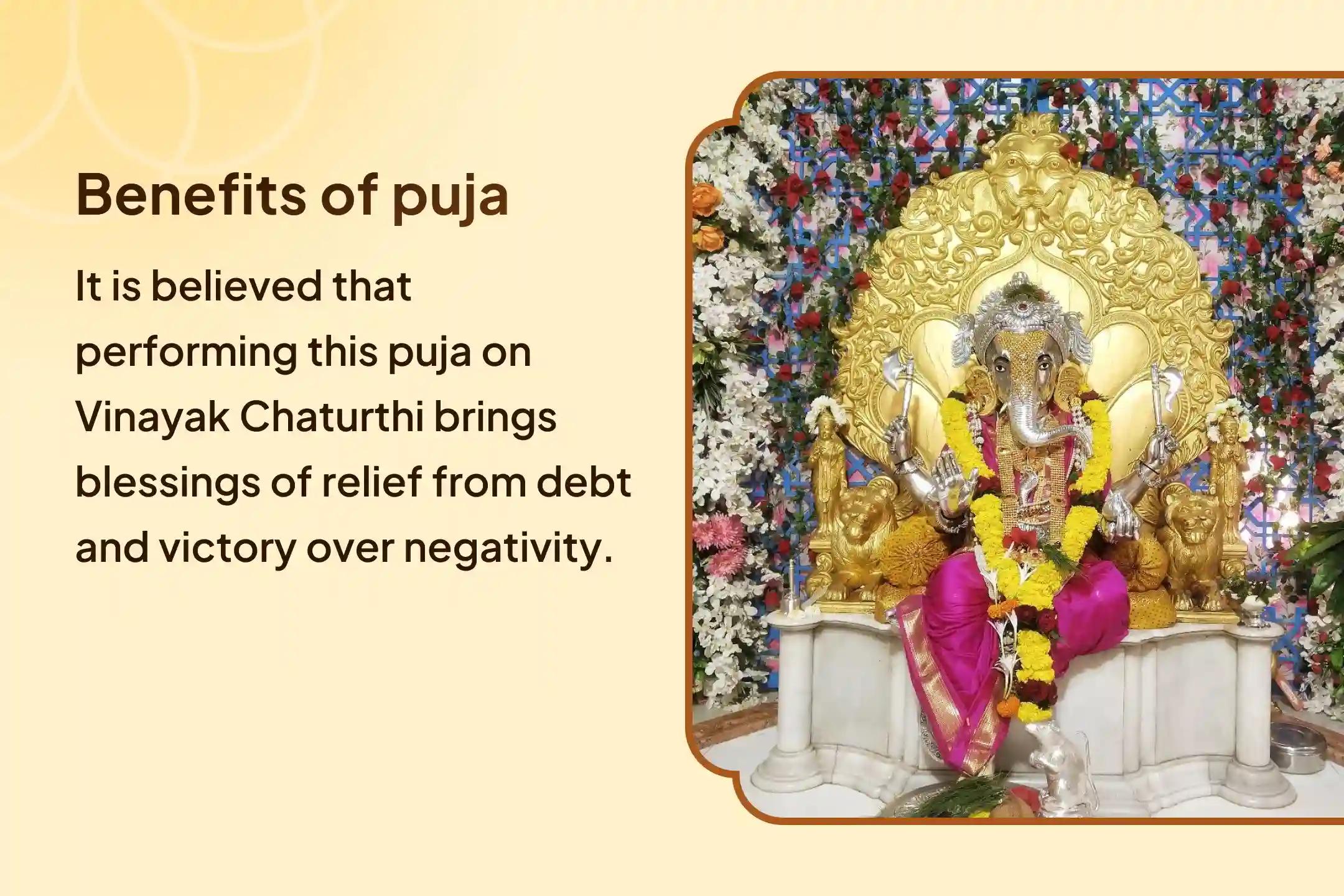 💰 This Vinayak Chaturthi, get blessings of relief from debts with the special worship of Vighnaharta Ganesh at Shri Siddhivinayak Chandicha Ganpati Temple 🙏🔱
