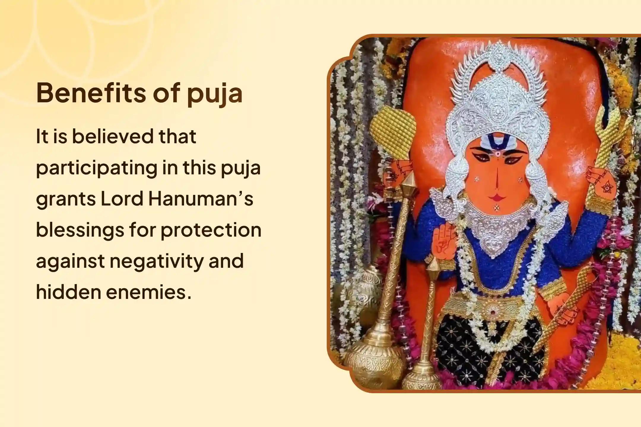 Participate in the sacred Bajrang Baan Path at Hanuman Garhi Temple 🛕 to receive Sankat Mochan’s blessings for the destruction of negativity and hidden enemies, and attain divine protection 🕉️✨