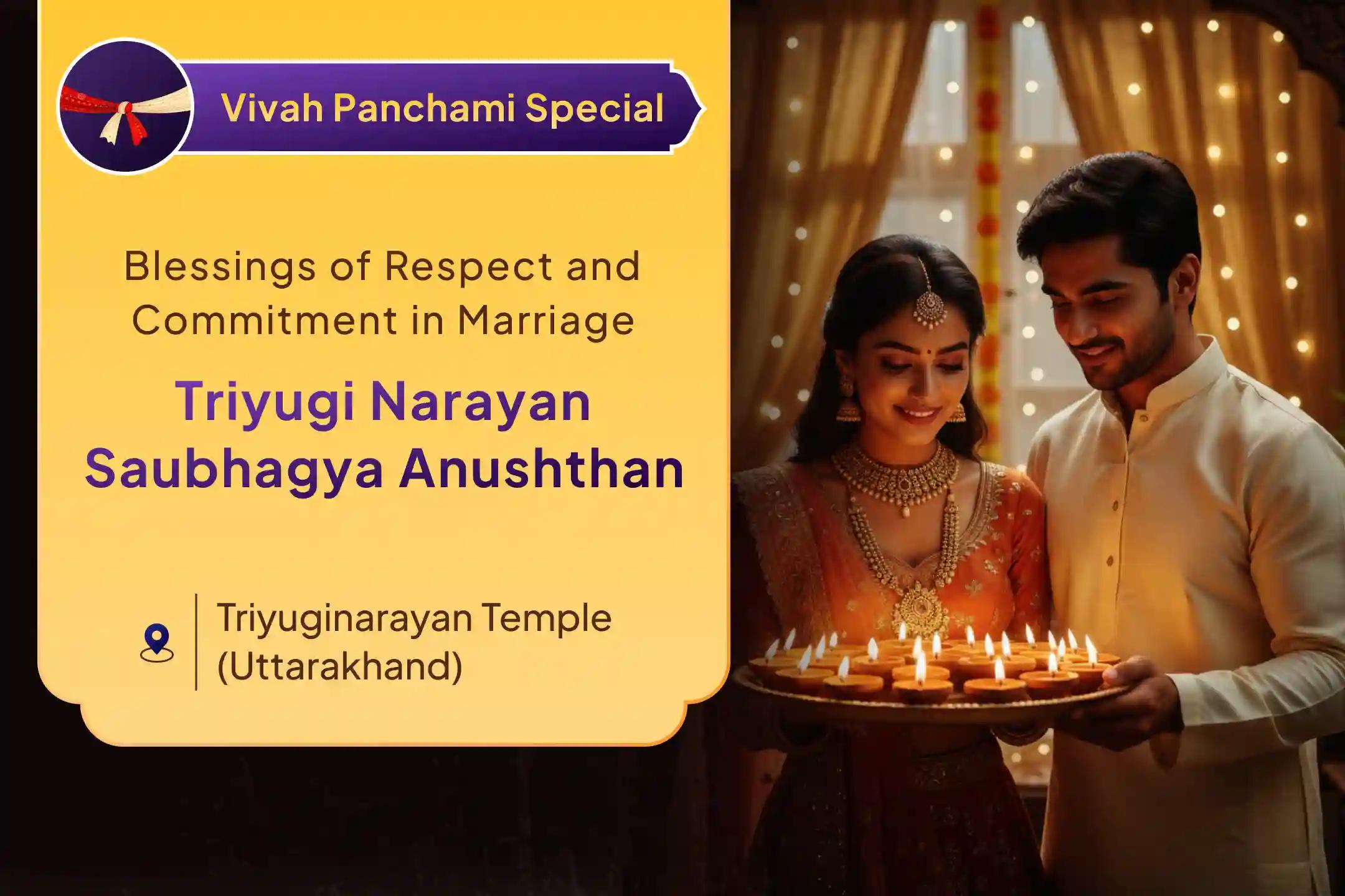 😔 Do you feel growing distance or a lack of deep respect in your marriage? The divine Agni Saakshi (witness fire) of Triyugi Narayan can help renew your eternal vows