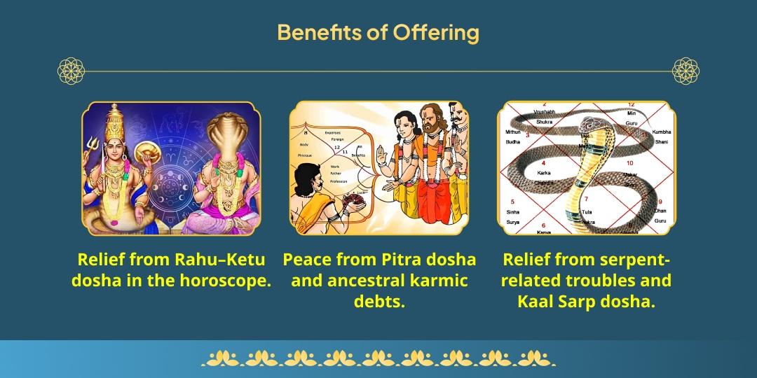 Amavasya 3 Temples 3 Dosha Shanti Nag Devta, Pitru & Rahu-Ketu Chadhava