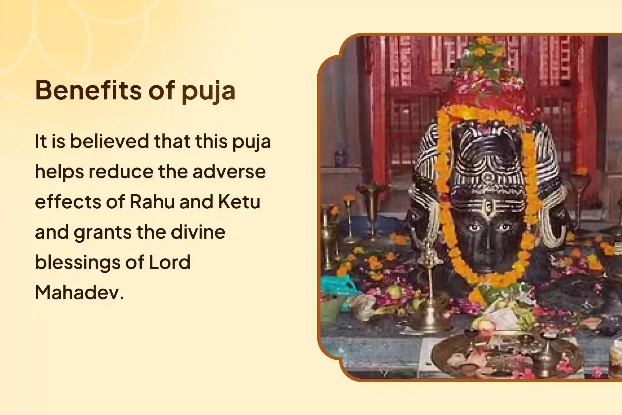 🌑 A golden opportunity for mental peace and divine guidance in important life decisions through Rudrabhishek and Graha Shanti rituals
