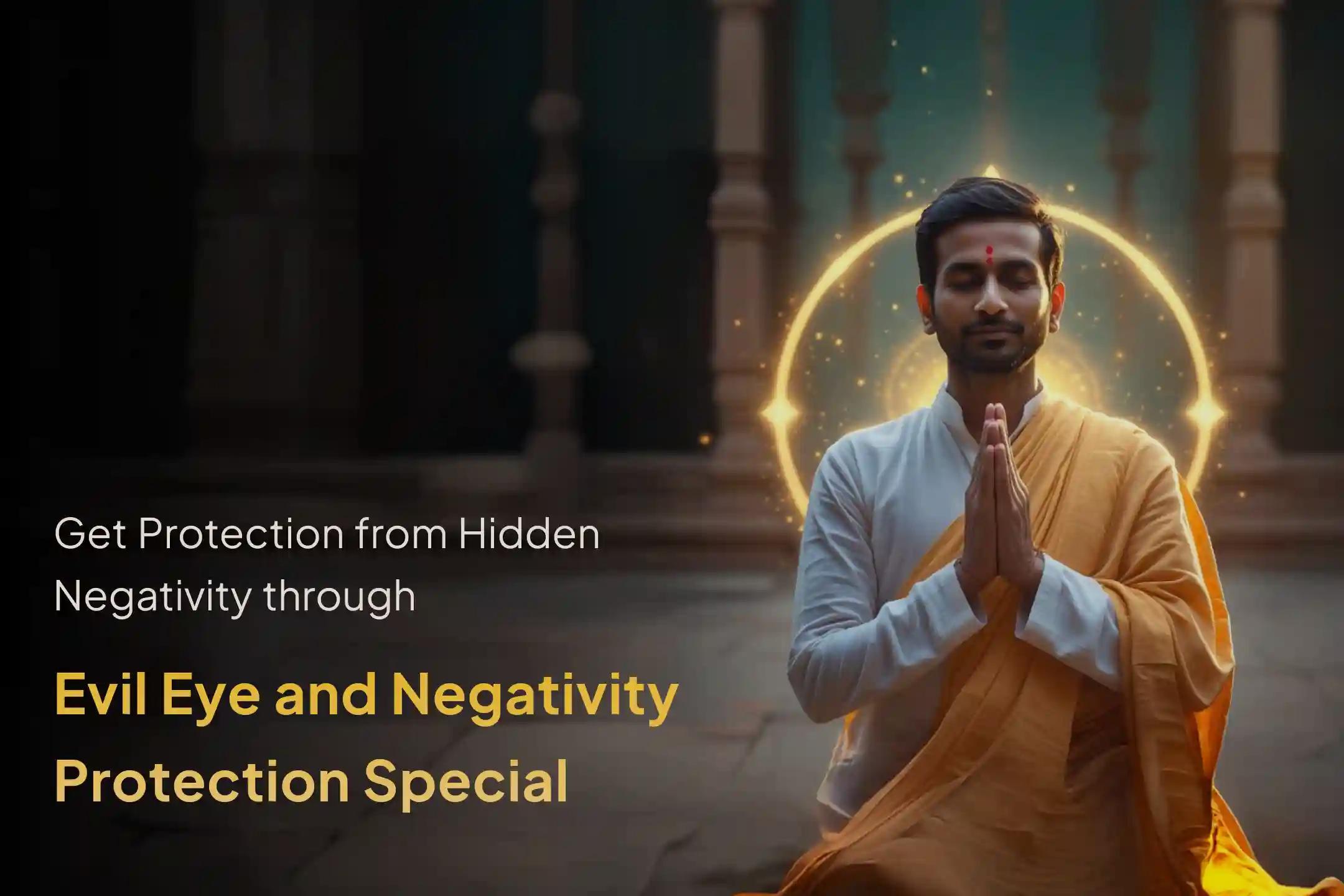 🕉️ Participate in the powerful Evil Energy Cleansing Puja and Spiritual Protection Shield Ritual to remove hidden negativity and invite divine peace, clarity, and strength into your life. ✨🧿