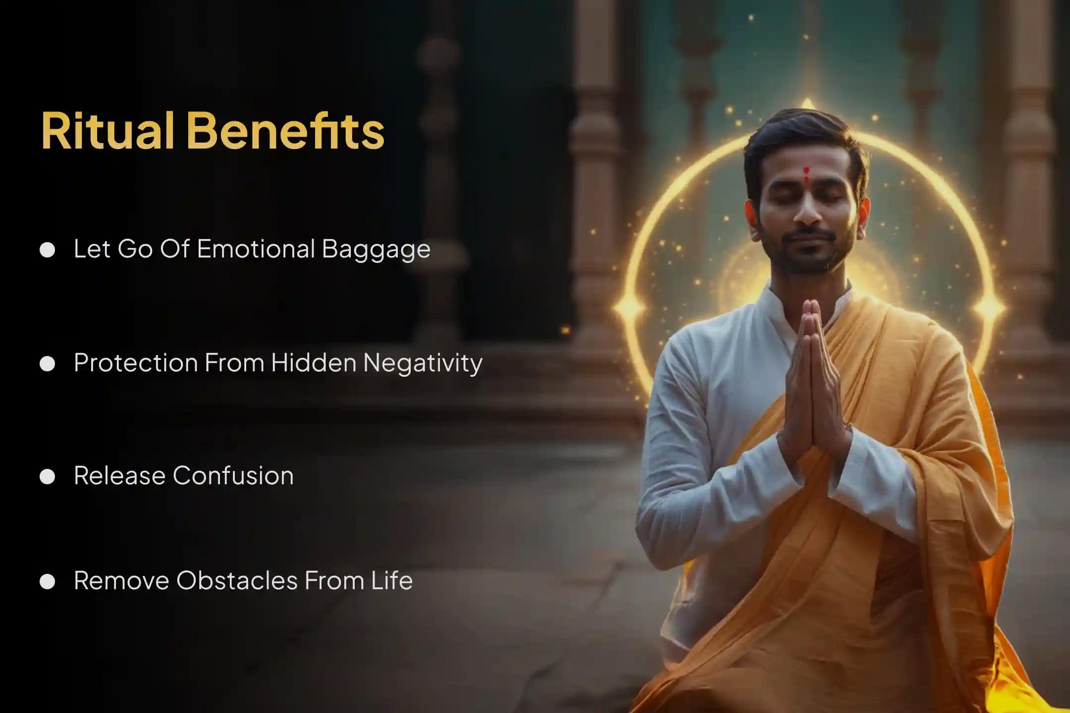 🕉️ Participate in the powerful Evil Energy Cleansing Puja and Spiritual Protection Shield Ritual to remove hidden negativity and invite divine peace, clarity, and strength into your life. ✨🧿