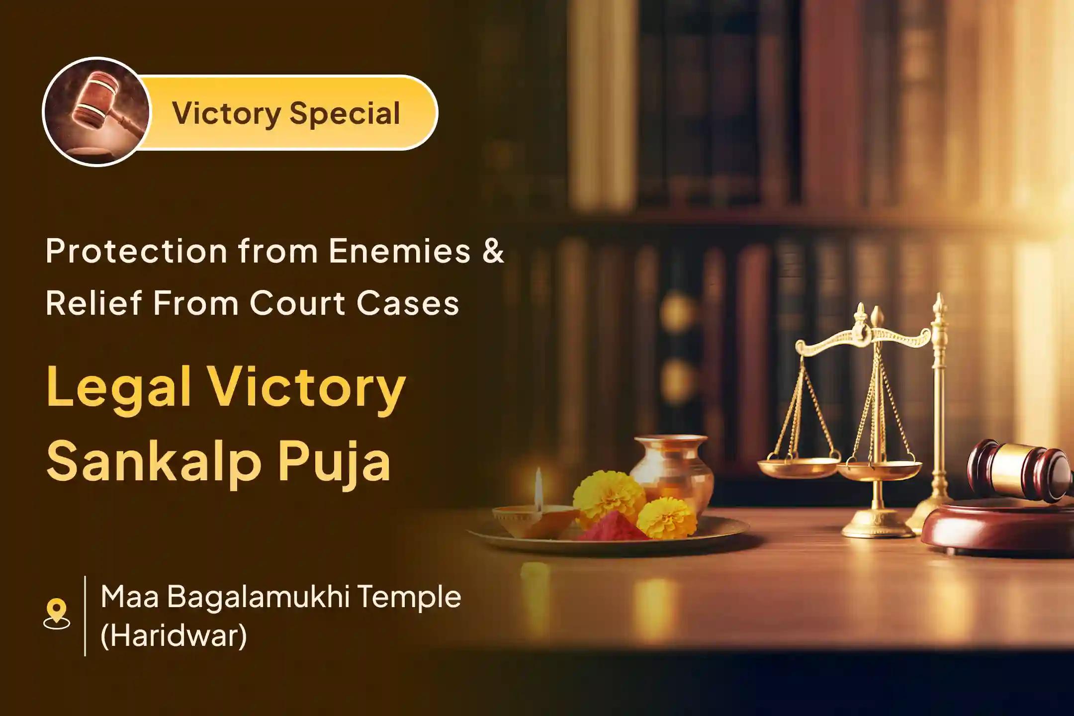 ⚖️ Struggling with enemies’ conspiracies and legal cases? Get blessings of justice through the special rituals at Maa Bagalamukhi Temple in Haridwar 🙏