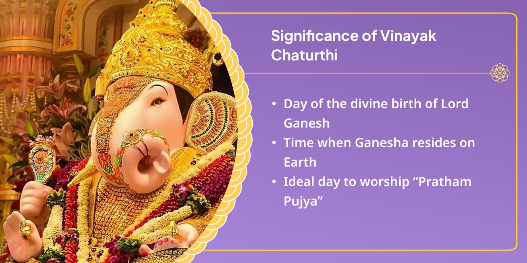 Vinayak Chaturthi Ganpati 3 Temple Durva & Modak Chadhava