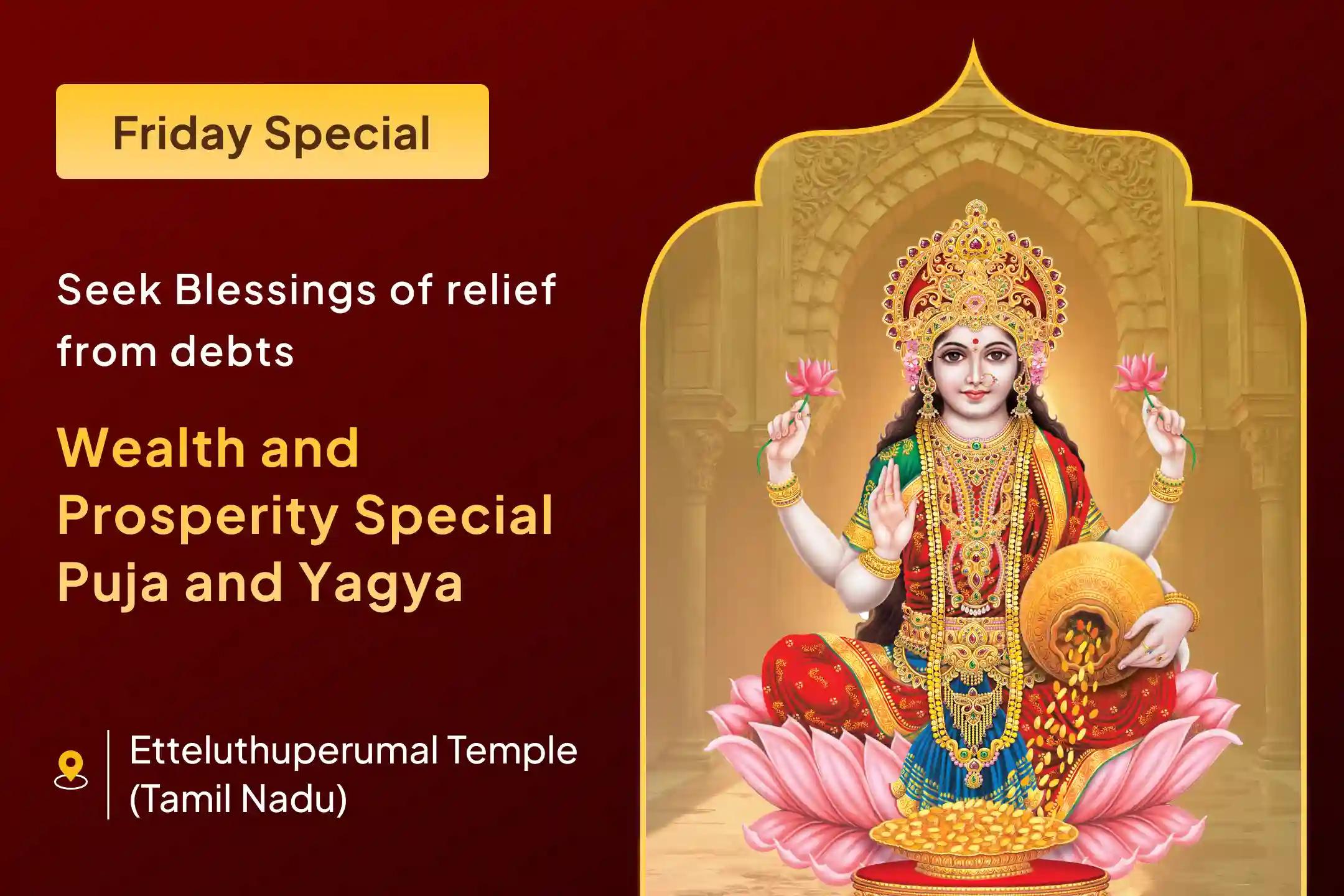 🕯️ Receive the divine blessings of Maa Lakshmi for wealth and prosperity through this sacred ritual at the Etteluthuperumal Temple ✨✨