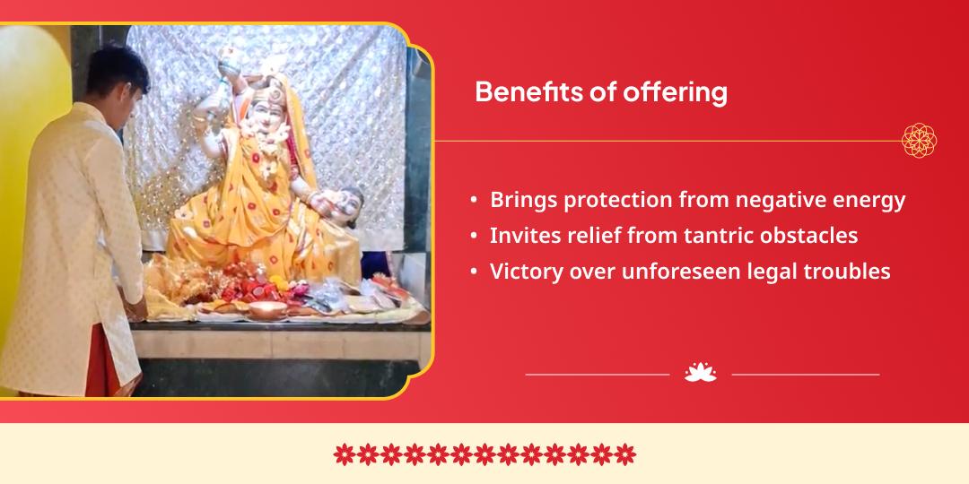 Masik Durgashtami Asht Mahavidya Maa Baglamukhi Chadhava