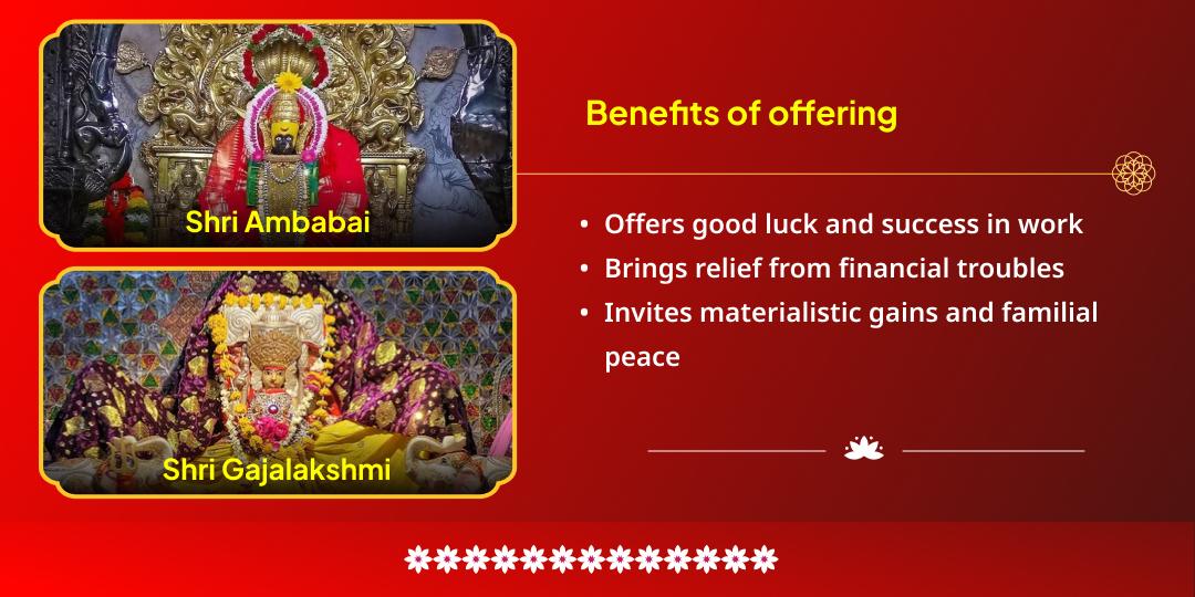 Masik Durgashtami Mahalakshami Shaktipeeth Chadhava & Gajlakshami Aaradhana