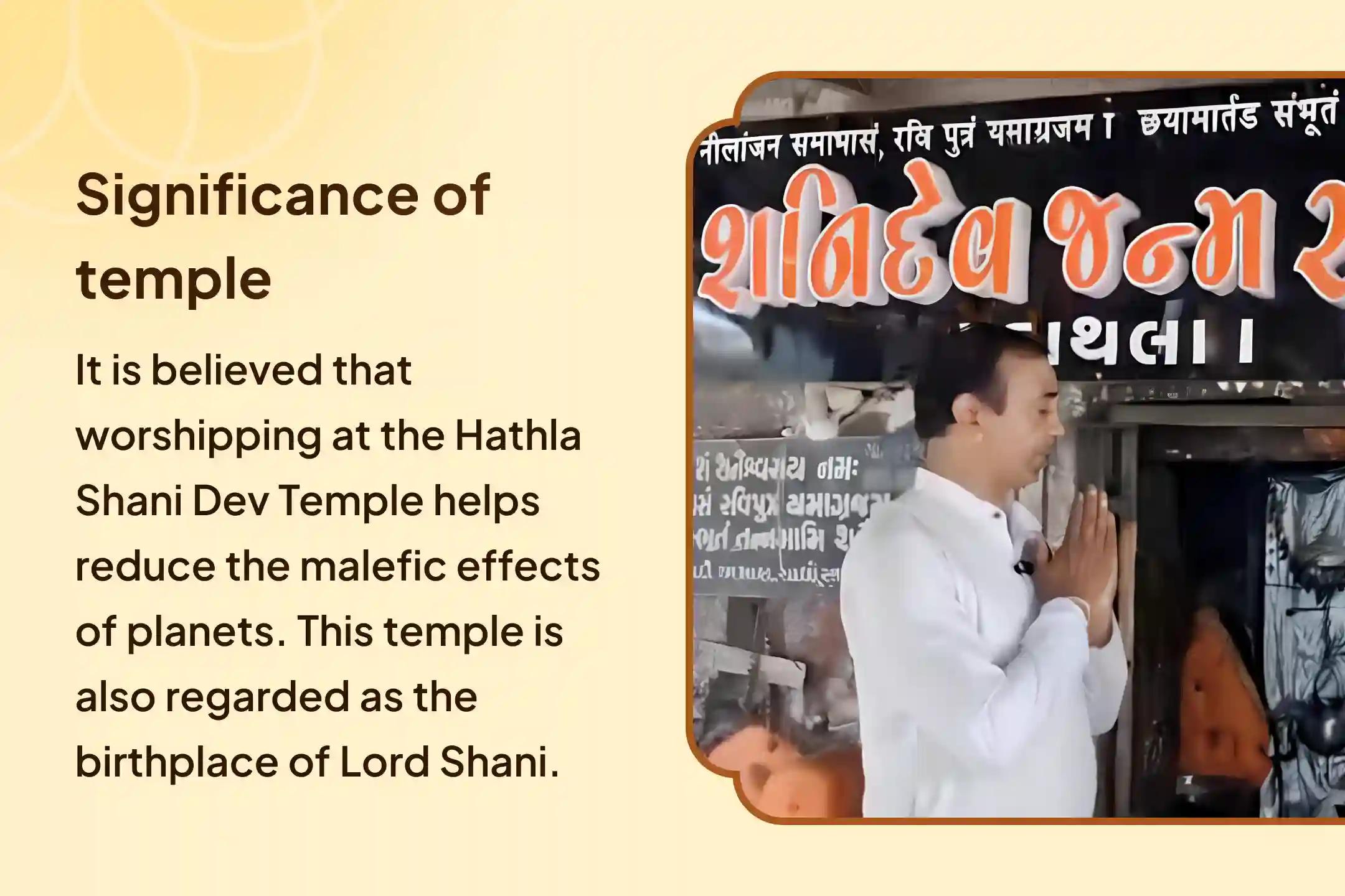 A divine opportunity at Shani Dev’s birthplace for peace from all 9 planets and to receive their auspicious blessings✨🪐