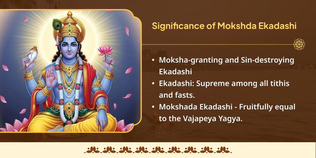 Mokshada Ekadashi 4 Moksh Teerth Deepdaan, Aarti & Panda/Brahmin Seva