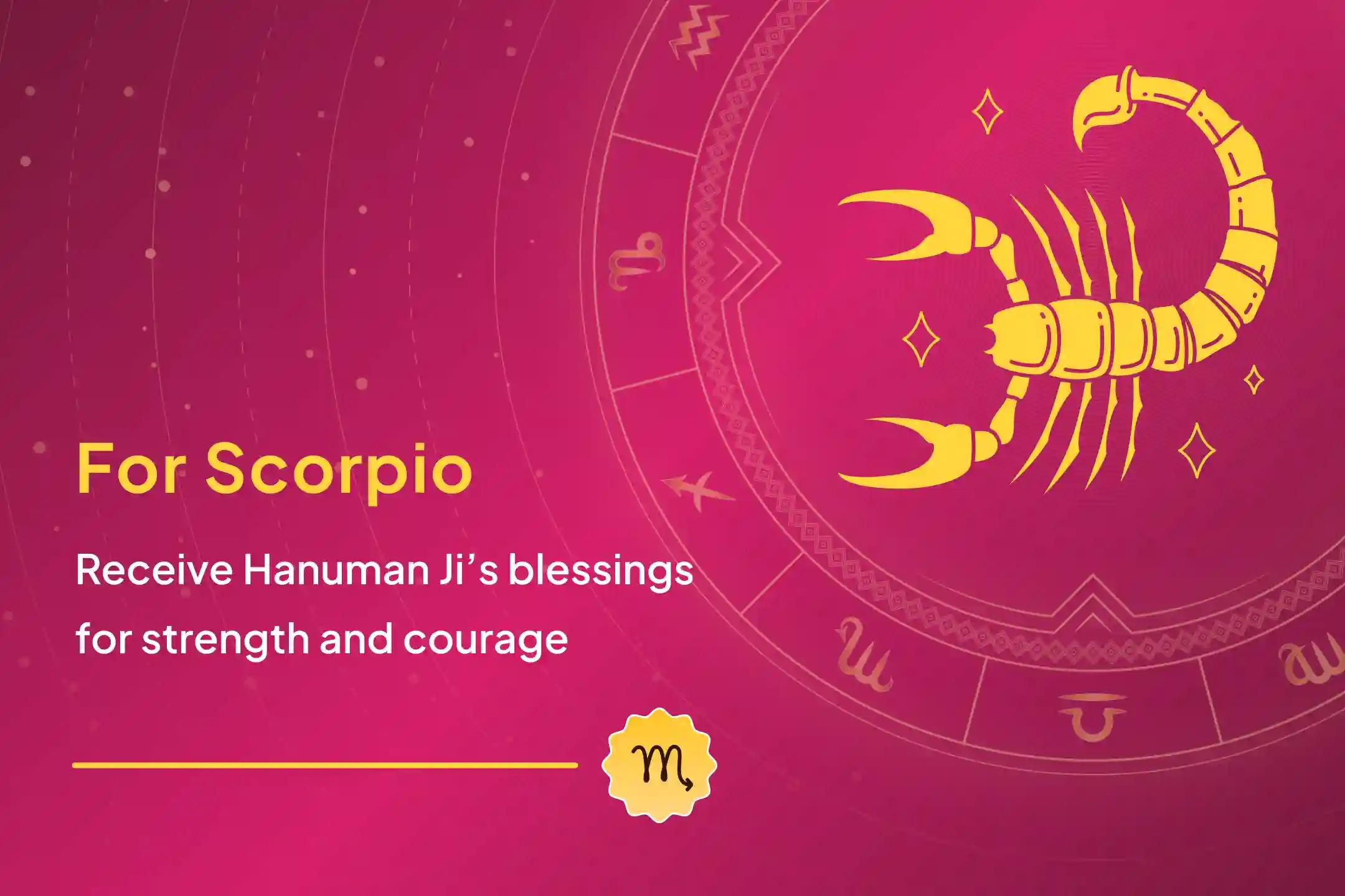 A Golden Opportunity for Scorpio is Here, To Receive the Blessings of Shri Hanuman. This Worship will be Performed in a Very Ancient Temple of Ayodhya…