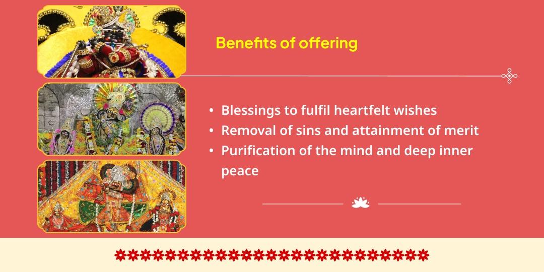 Gita Jayanti Shree Krishna 3 Temple Morpankh and Makhan Mishri Chadhava