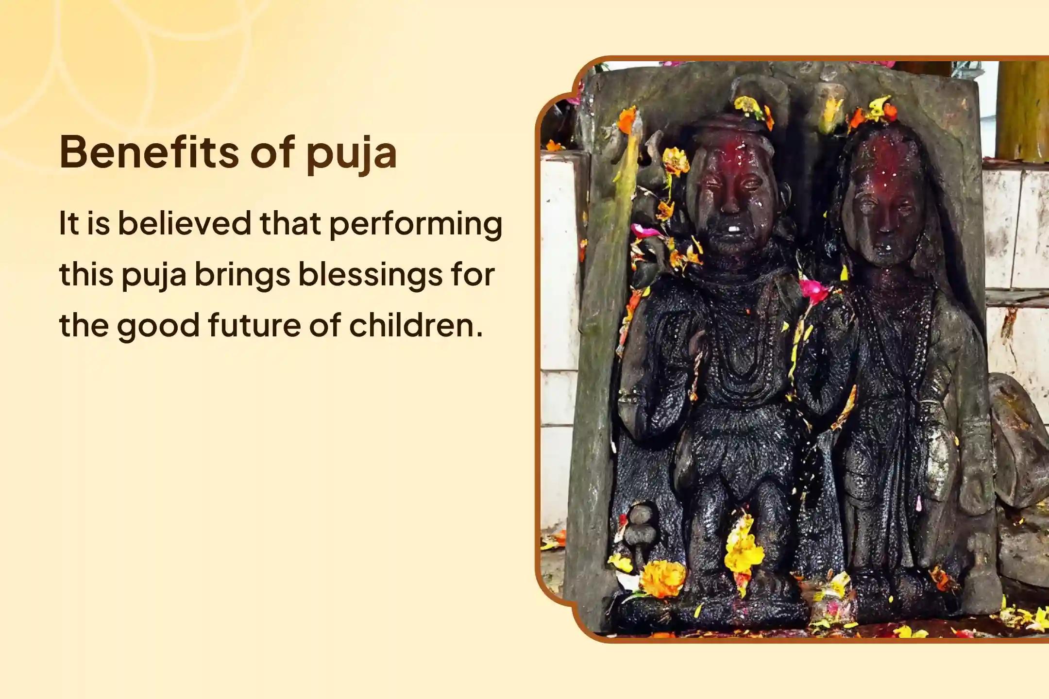 Receive blessings for happy progeny and inner peace through the grace of Lord Shiva and Maa Gauri.🌼 