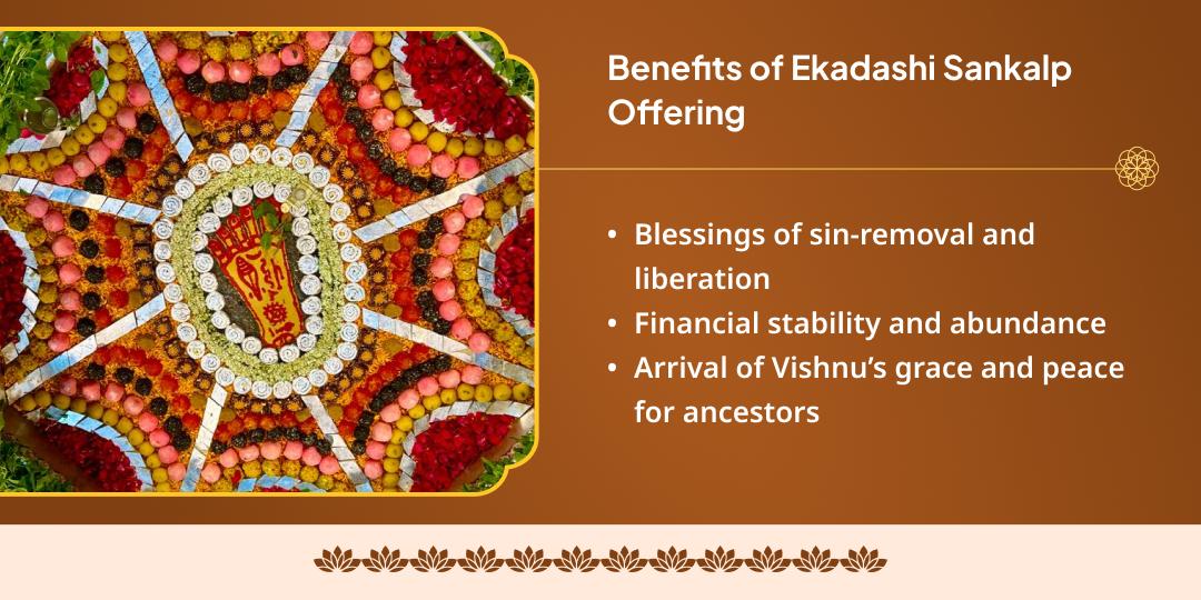 Year’s Last December 3 Ekadashis Vishnupad Chadhava Sankalp