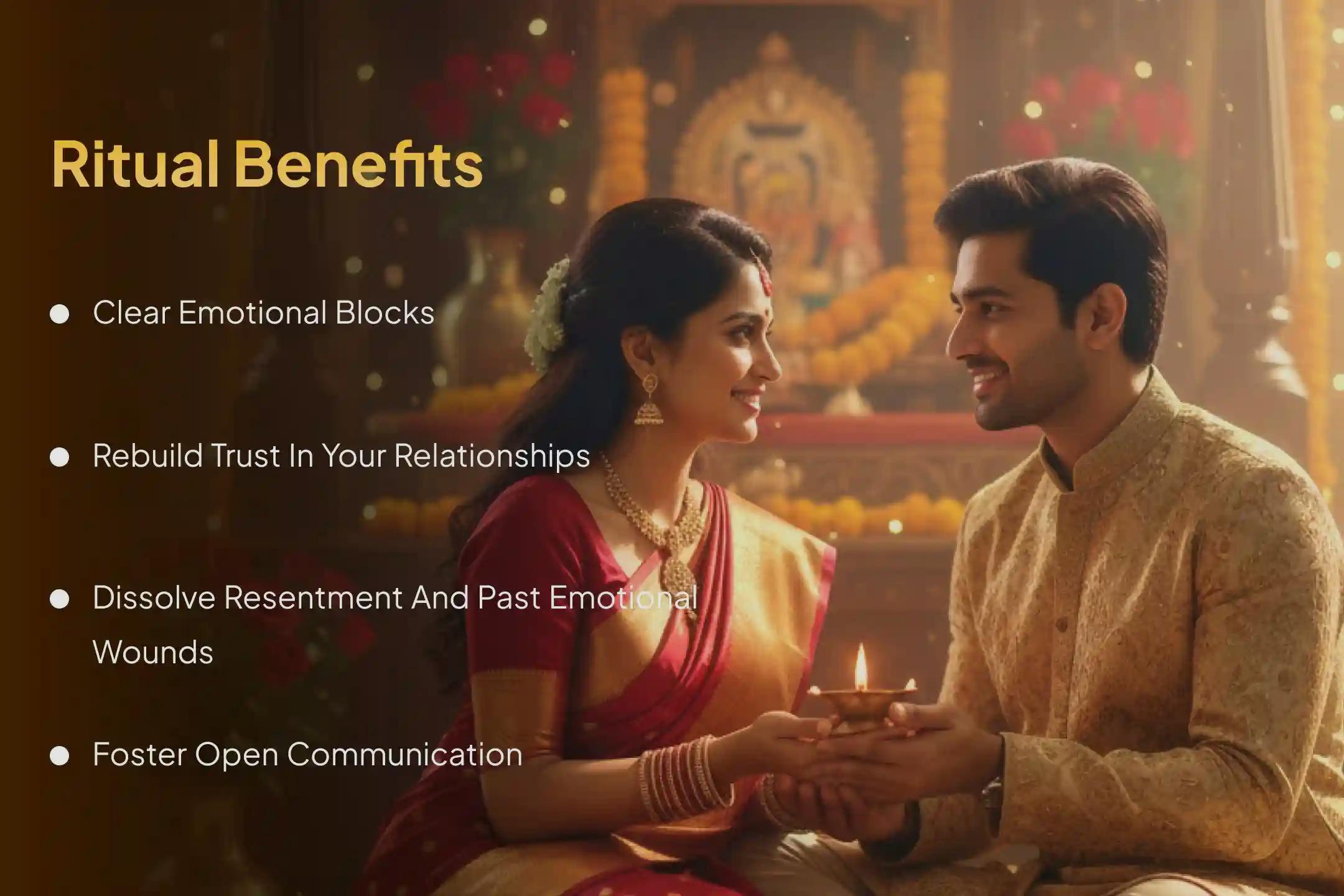 Join the Marriage Healing Ritual to find healing, reconnection, or closure - gently releasing emotional attachments, resolving lingering feelings, and embracing inner peace.