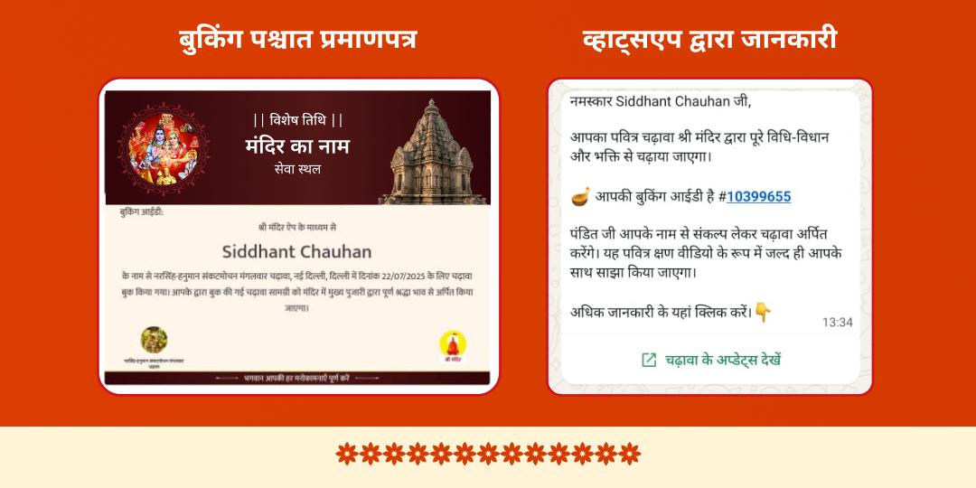 मंगलवार-प्रदोष महायोग मंगलग्रह नियंत्रक हनुमान द्विमंदिर चढ़ावा