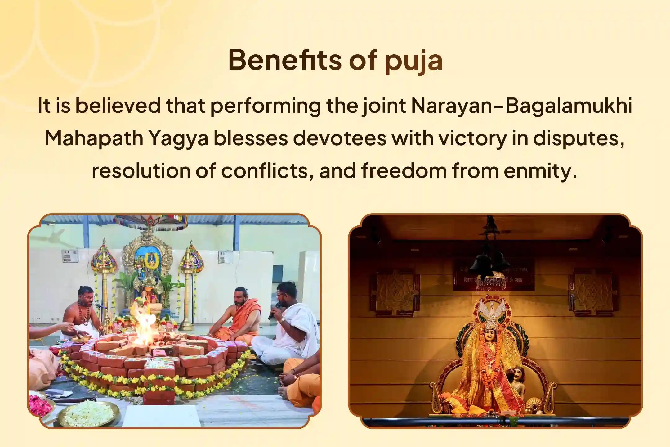 🔥 Receive the dual divine blessings of Maa Bagalamukhi and Lord Narayan for relief from life’s unresolved struggles! 🔥