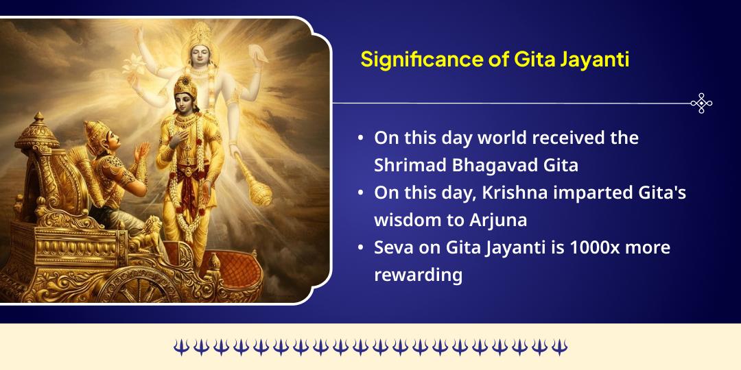 Geeta Jayanti Shrimad Bhagavad Gita, Bhojan & Vastra Batuk Brahmin Seva