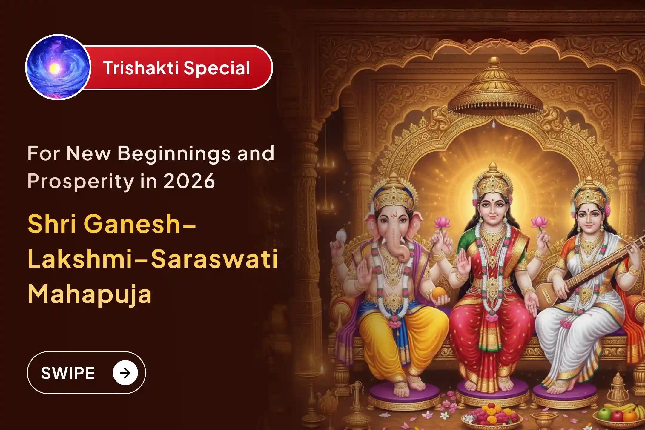 ✨ Are you praying for a fresh start in the New Year but worried about obstacles and lack of focus? Receive divine wish-fulfilment blessings from the Trishakti ✨