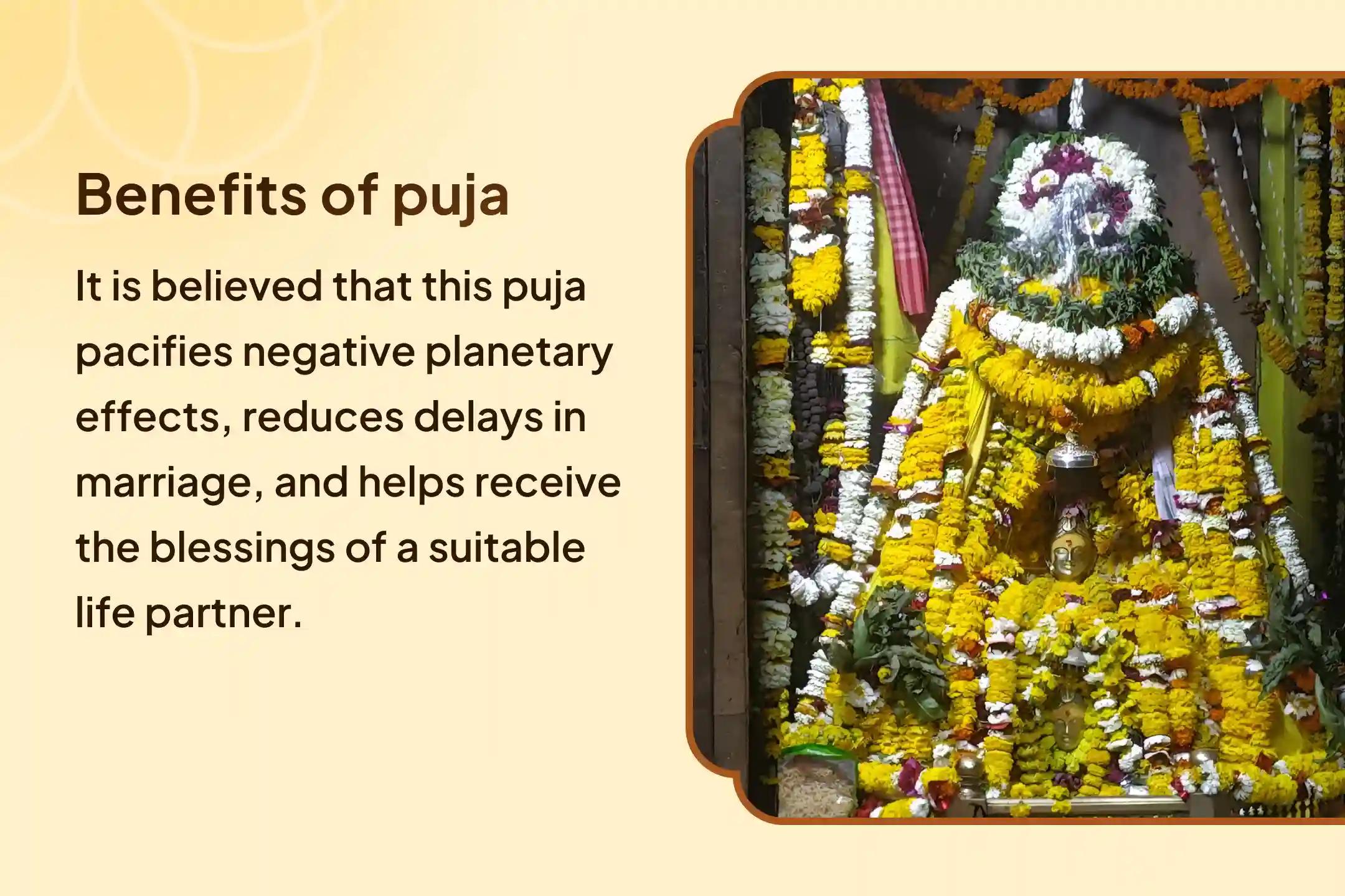 💫🙏 Participate in the Marriage Blessing Puja on Thursday and adopt spiritual remedies to remove delays, while also opening the doors to relief from Guru-related doshas 💍🕉️