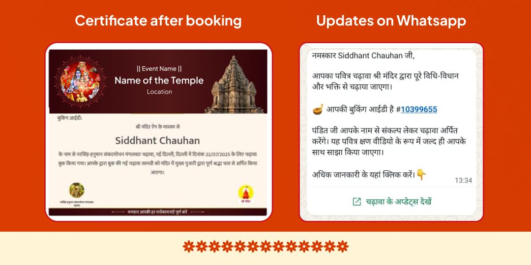 Tuesday-Pradosh Mahayog Mangal-Graha Niyantrak Hanuman Twin-Temple Offering