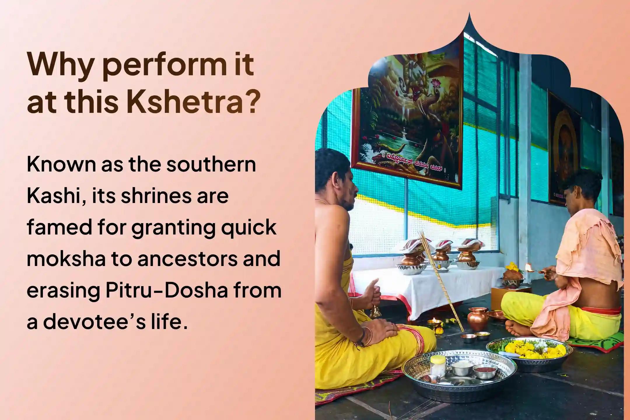 Participate in the Mokshada Ekadashi Gokarna Narayan Bali Special Narayan Bali Puja, Tripindi Shradh Puja, and Tila Homa to Seek Relief from Ancestral Curses and Bring Peace to Departed Souls.