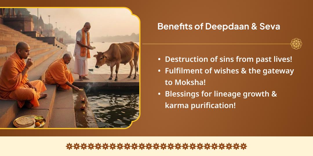 Purnima Triveni Sangam-Ganga Ghat Haridwar Deepdaan, Gau Seva & Brahmin Seva