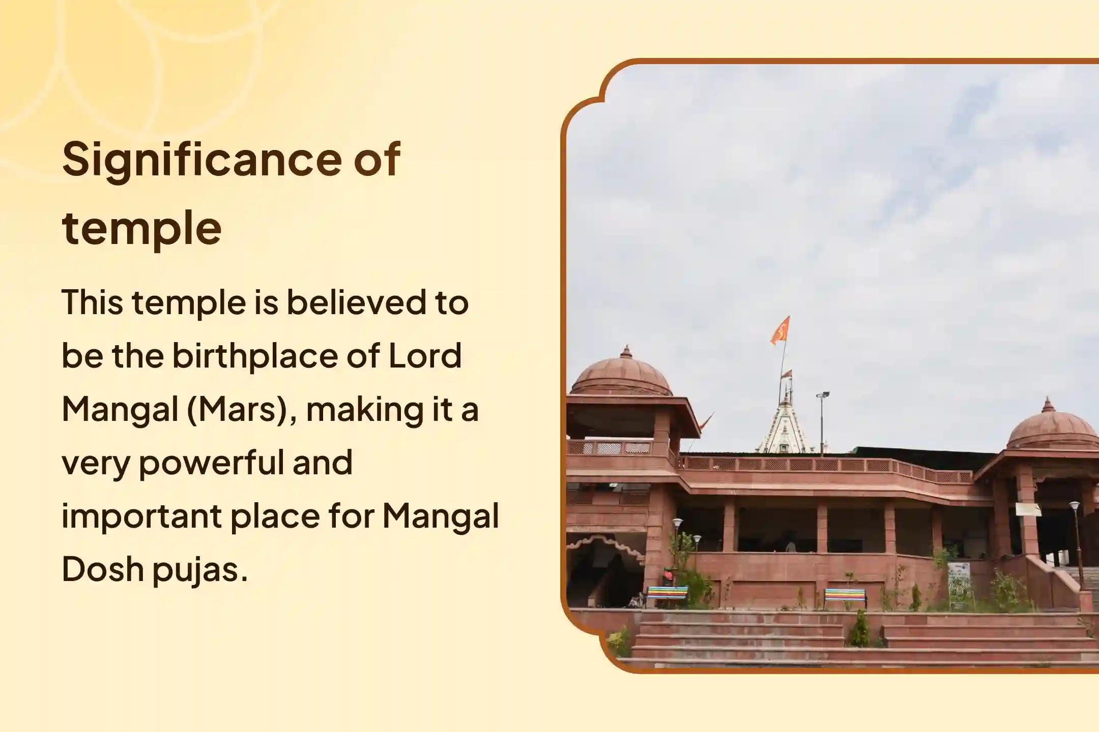🔱 As the Year of Mangal ends this December, seek divine blessings at Mangal’s Birthplace to get relief from Manglik Dosha and end delays in marriage.🌸