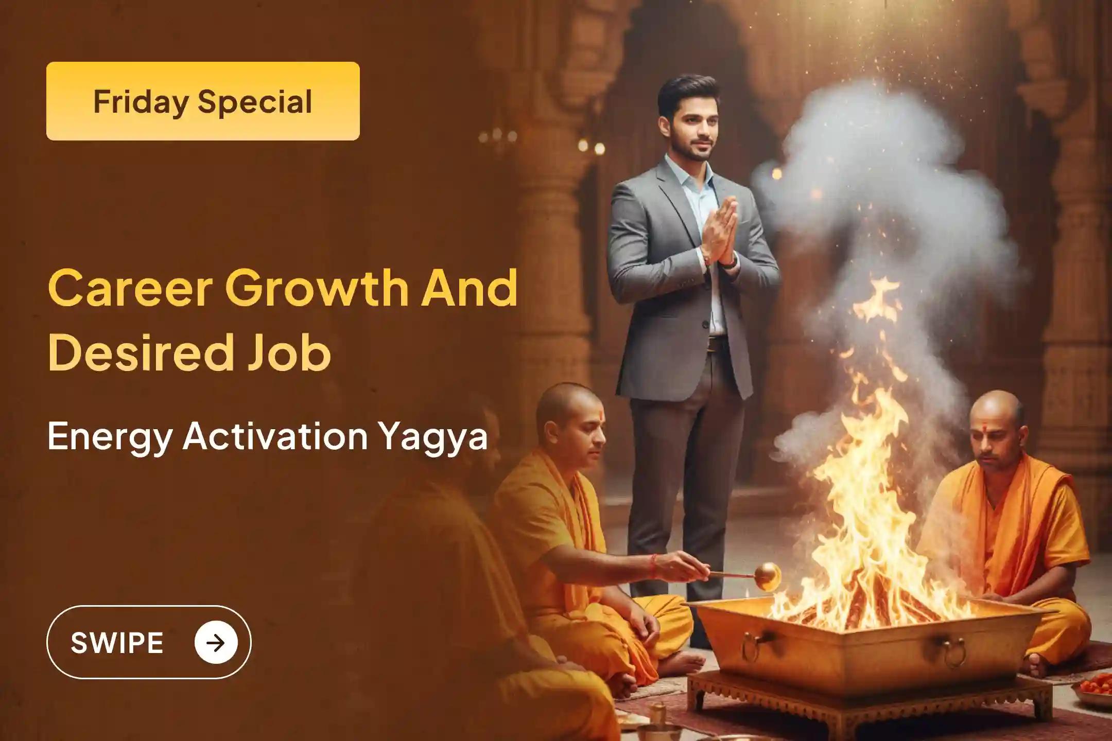 Are you working hard yet not getting the recognition, dream job, or direction to move forward? Participate in this powerful Job attraction yagya ✨