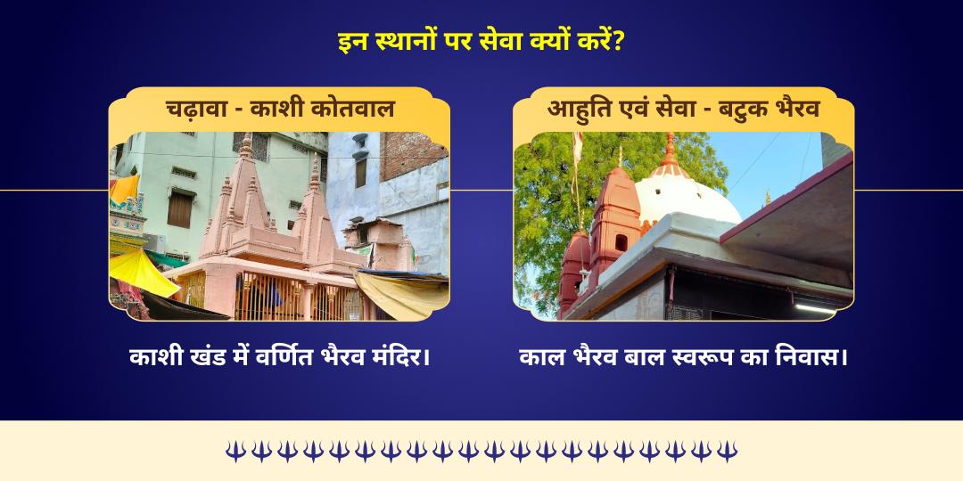 वर्ष अंतिम कालाष्टमी काशी श्री काल भैरव चढ़ावा, हवन आहुति एवं ब्राह्मण सेवा