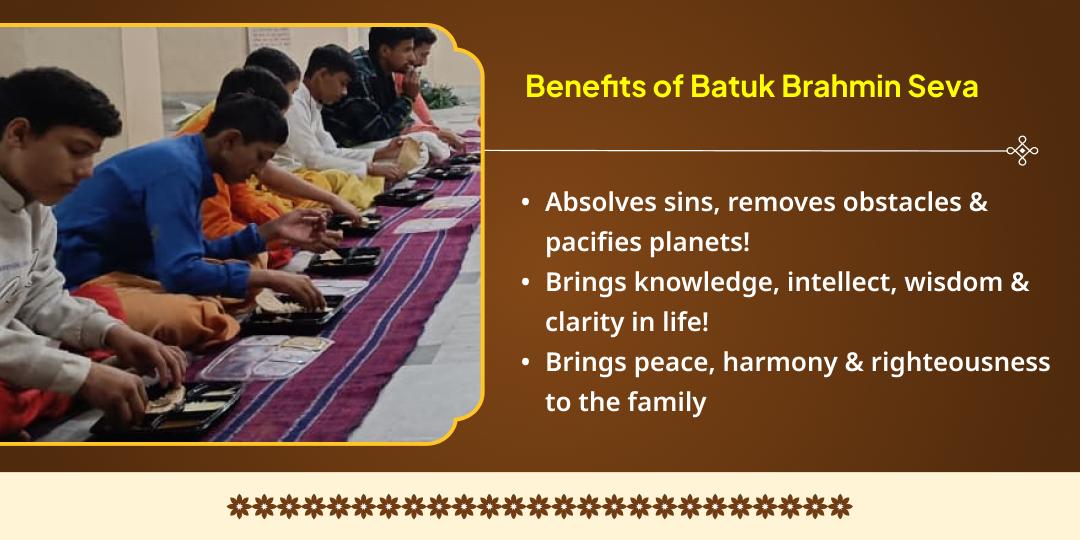 Gita Jayanti Shrimad Bhagavad Gita, Bhojan & Vastra Batuk Brahmin Seva