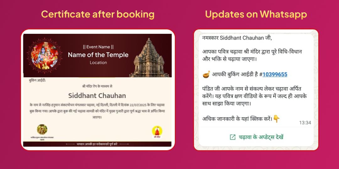 Saphala Ekadashi Lakshami Narayan 2 Temple Chadhava, Aaradhana & Aarti