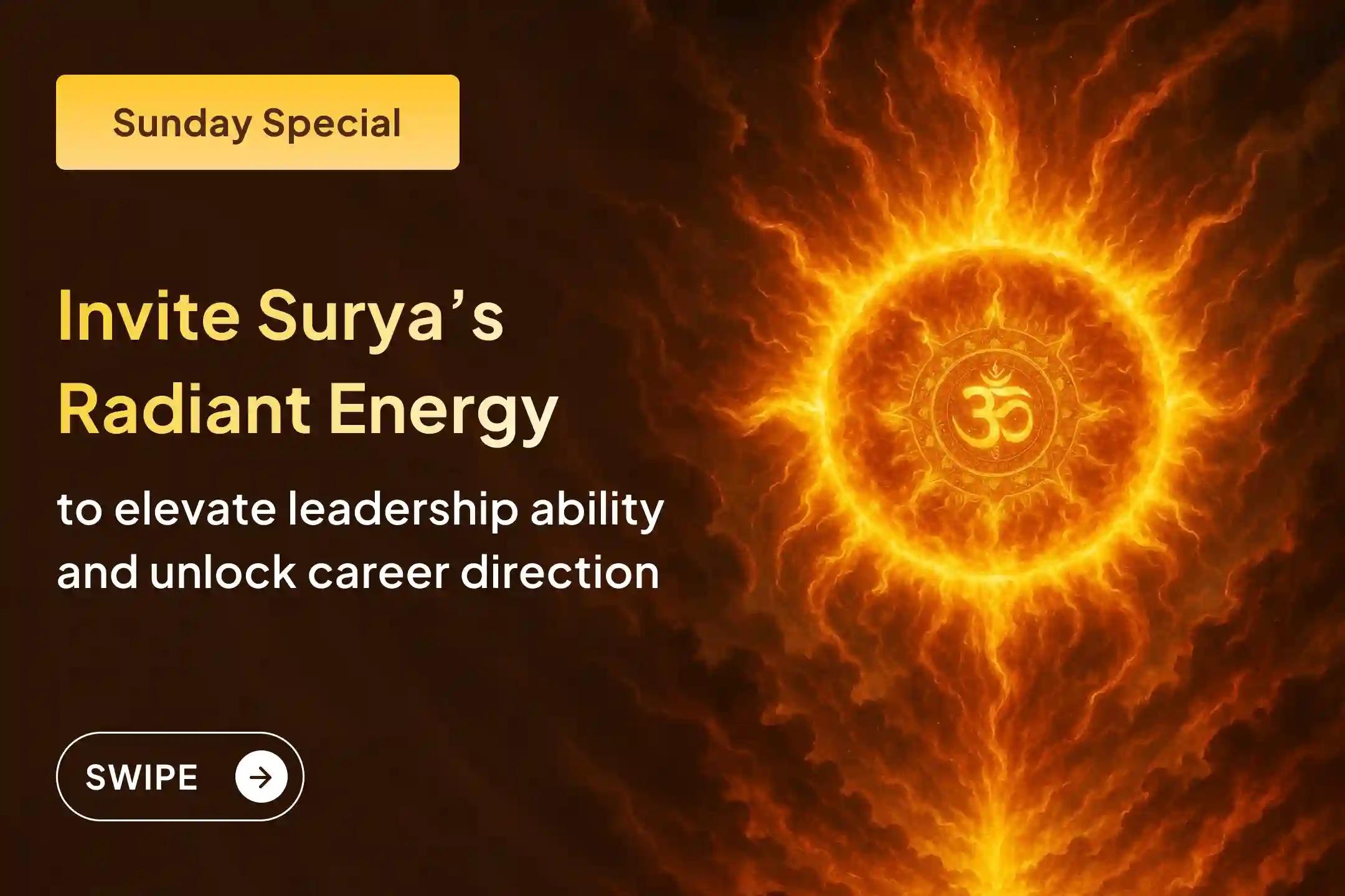 Do you want to receive the blessings of energy, prosperity, and success in life? Seek the grace of Surya Dev to open the path to light, strength, and prestige in your life. ✨🌞🙏