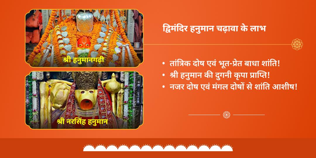 मंगलवार संकटमोचन नरसिंह हनुमान एवं हनुमानगढ़ी द्विमंदिर चढ़ावा