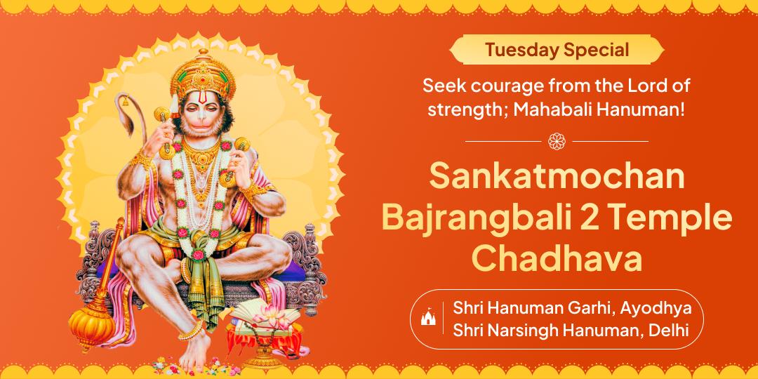 When Tuesday’s Energy Peaks, Dual Temple Hanuman Chadhava Becomes a Shield Against All Negativity!