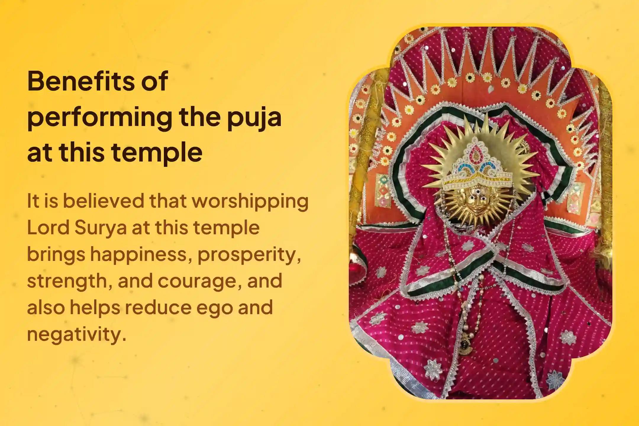 Offer a calm and divine prayer at the ancient temple of Surya Dev to reduce distractions and gain better concentration ☀️🕉️