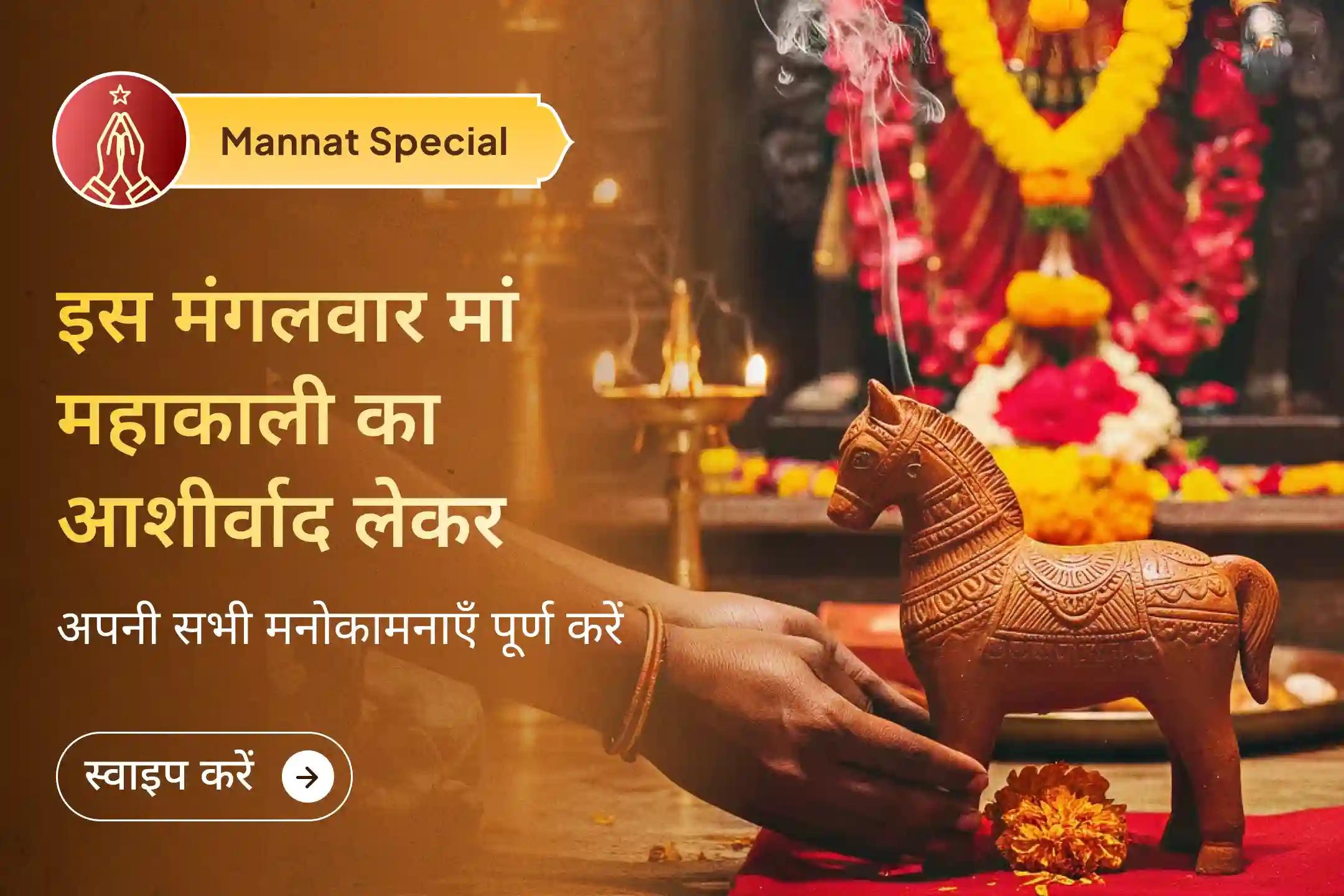 🙏 लगातार चल रही परेशानियों से थक गए हैं? मिट्टी के घोड़े का अर्पण आपकी राह में नई सफलता का द्वार खोल सकता है।