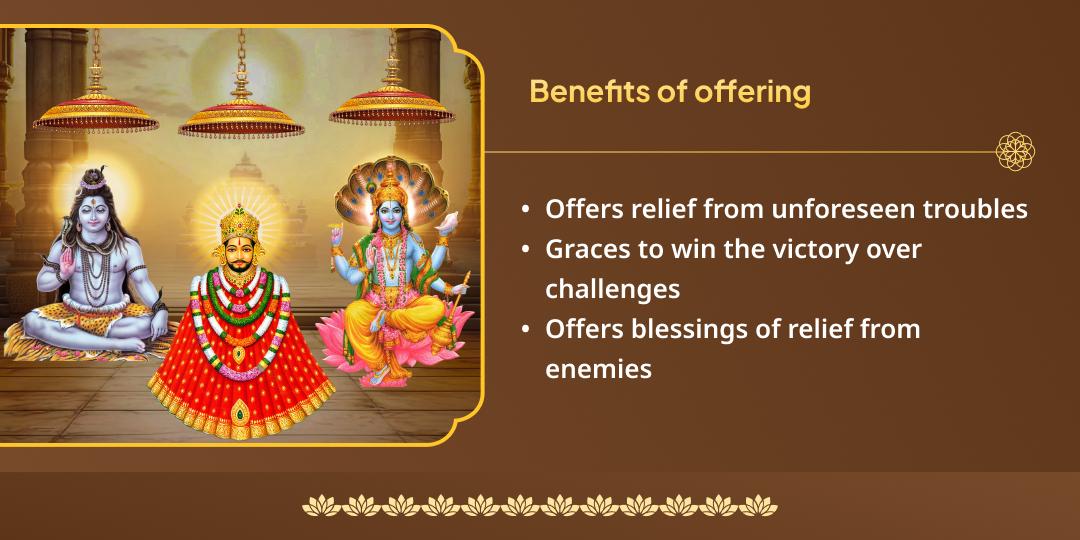 Saphala Ekadashi Somvar Yog Shiv, Vishnu & Khatu Trishakti Chadhava