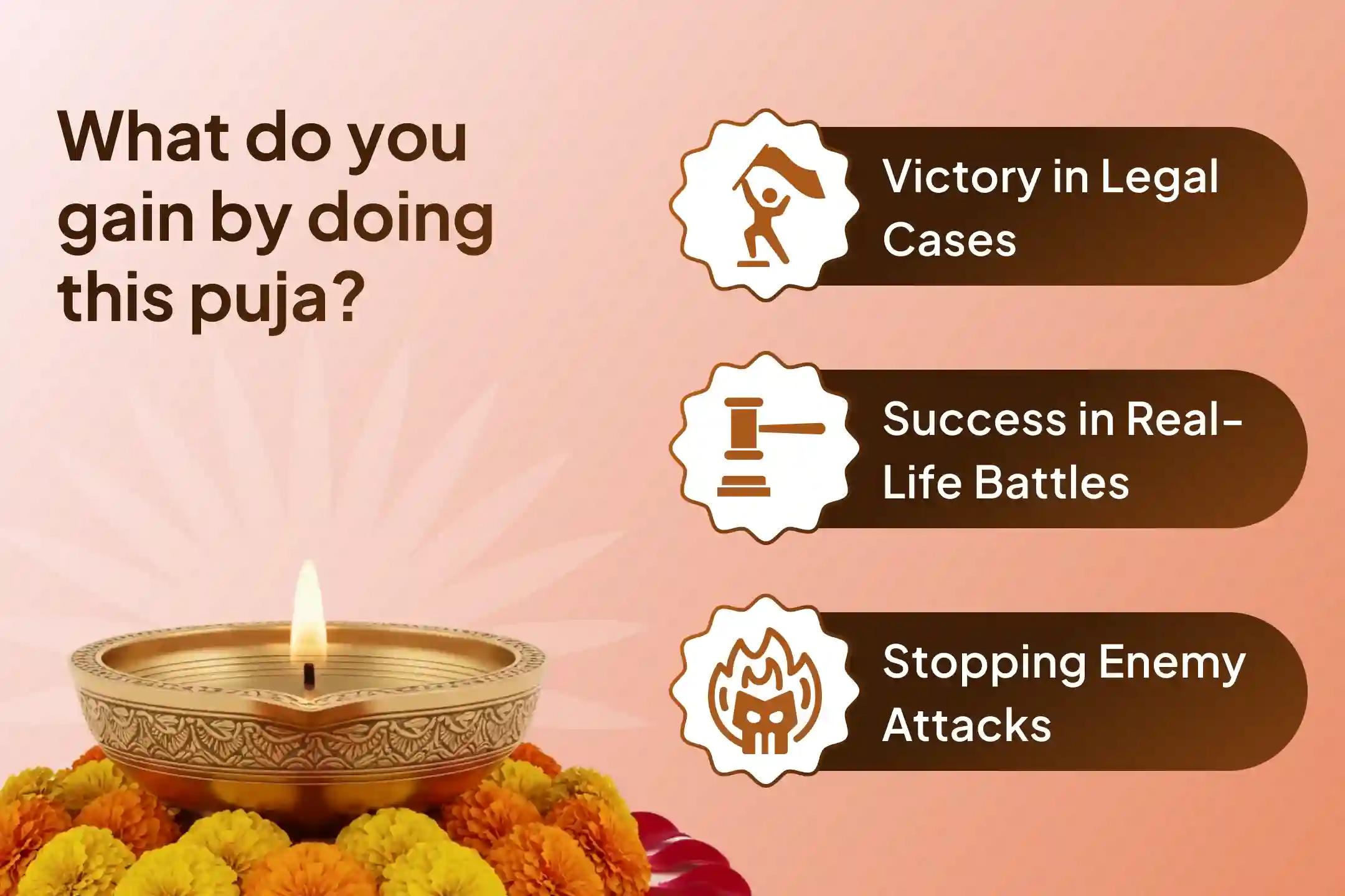 Participate in the Legal Victory Day of Bagalamukhi Special Maa Bagalamukhi Puja for Victory in Court Cases and Legal Issues for Blessings of Victory over enemies and in Court cases.