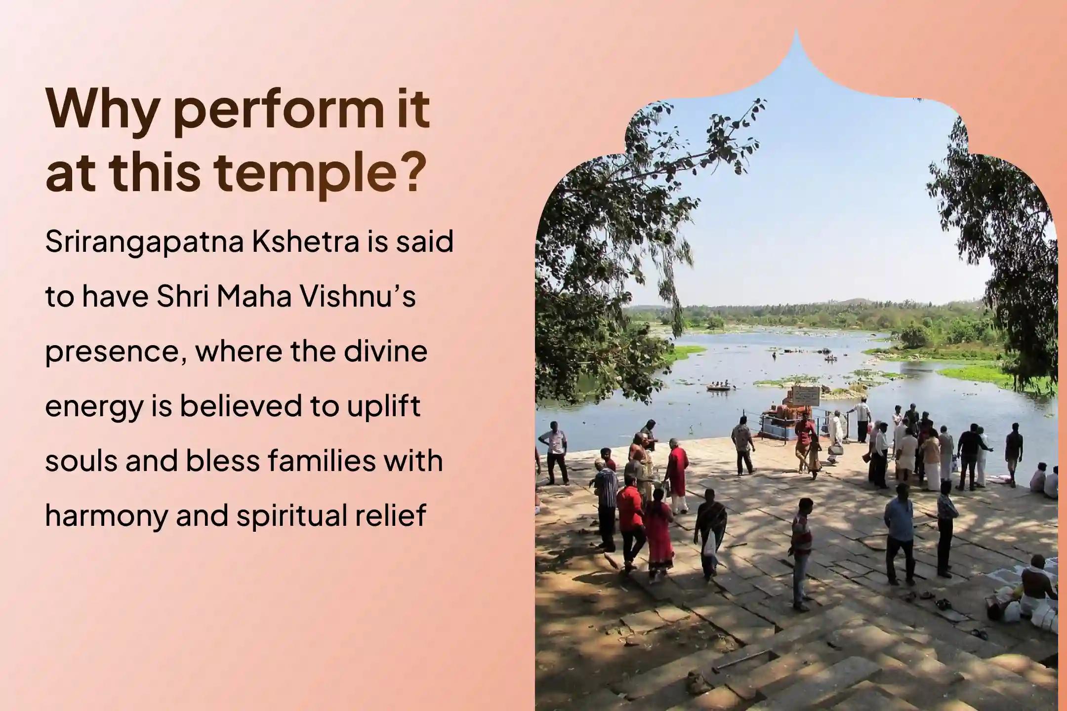 Participate in the Srirangapatna Vaikuntha Ekadashi Special Pitru til Tarpan at Srirangapatna Kshetra and Pray for Vaikuntha Prapti of departed souls on this Biggest Ekadashi.