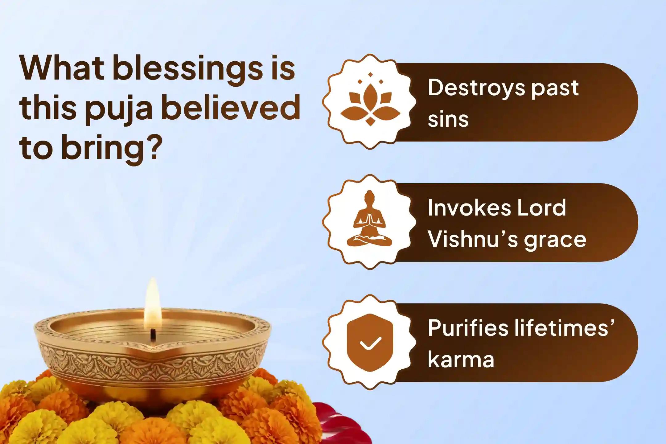 💫 Receive blessings to cleanse sins of this and past births through Sri Vishnu worship on Saphala Ekadashi 💫