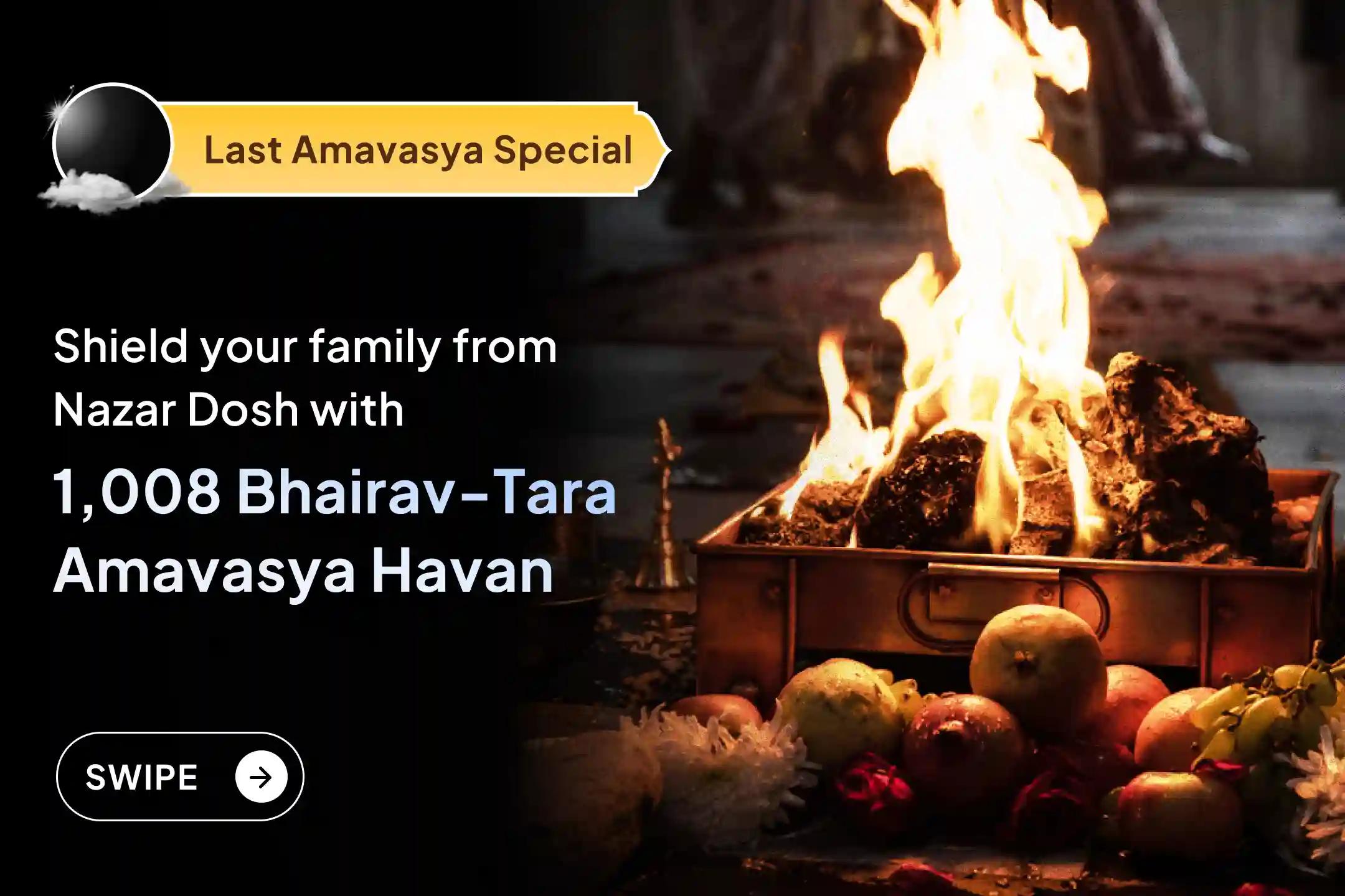 🔱✨As Nishit Kaal unfolds on the last Amavasya of 2025, the 1,008 Nimbu-Mirchi Bhairav Havan rises to dissolve Nazar Dosh and fortify your family🕯️🧿