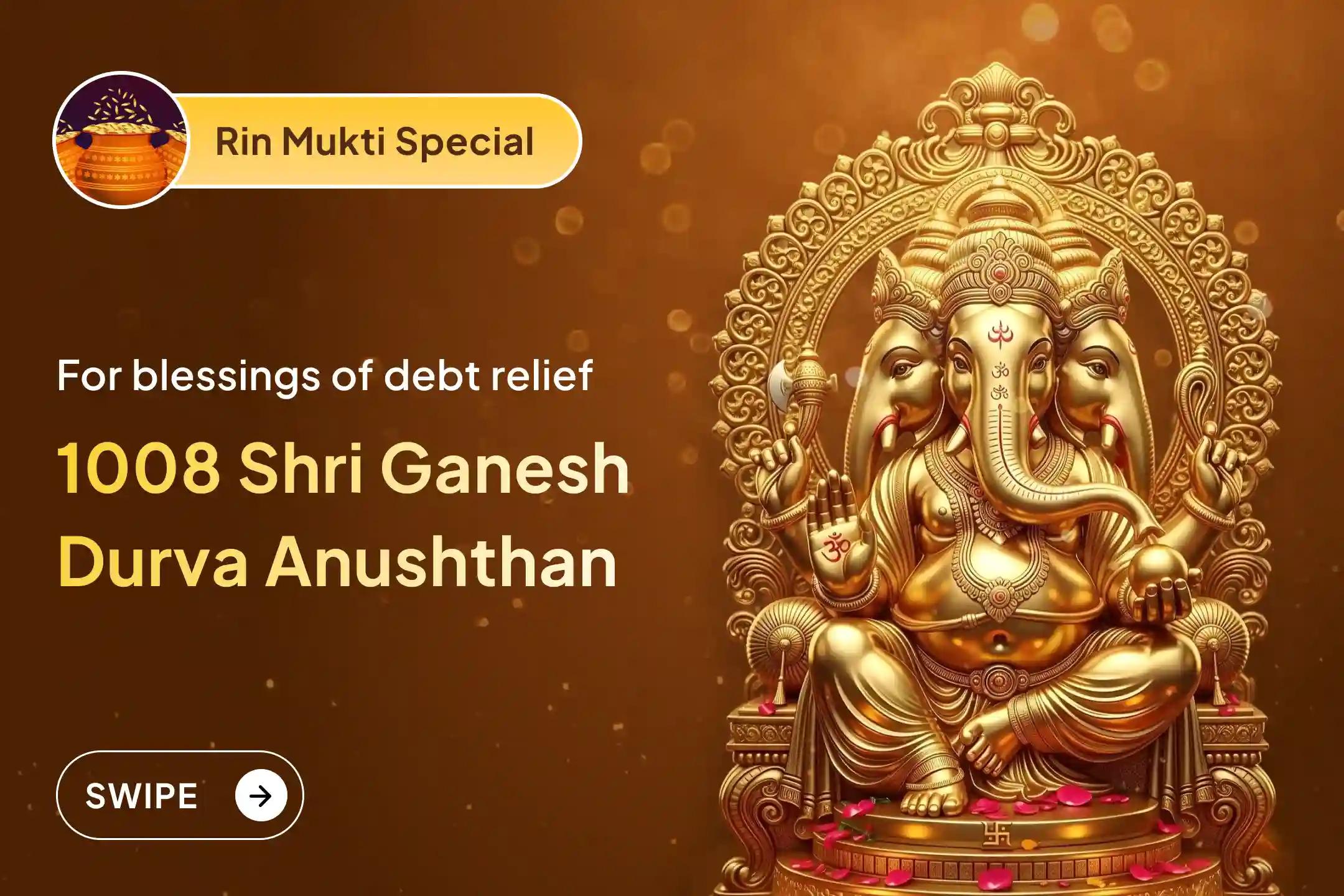 💰 Are you struggling with ongoing financial difficulties or burdened by debt? Join the special ritual at Chintaman Ganesh Temple, the sacred birthplace of Lord Ganesha, and receive His divine blessings for relief. 🙏
