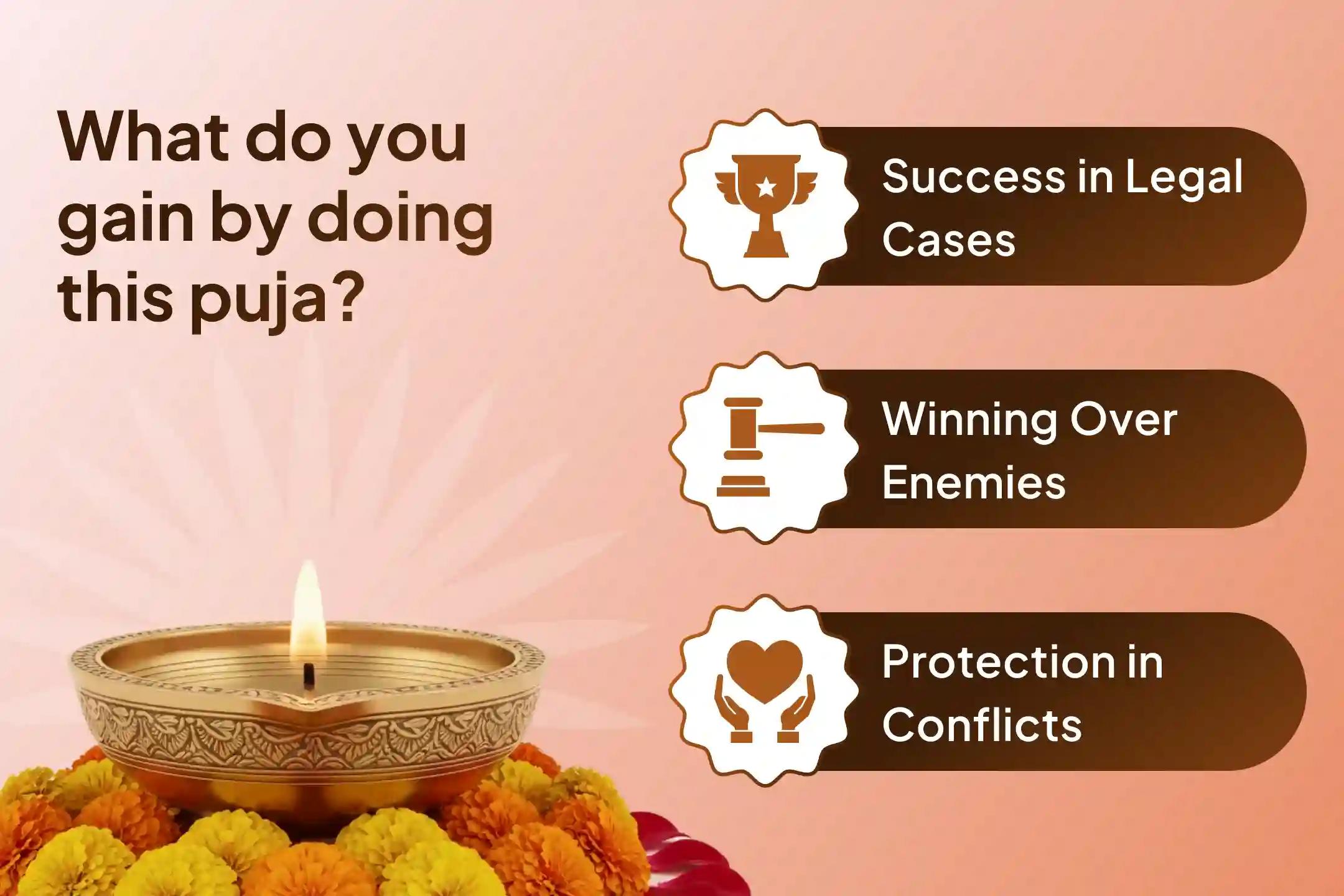 Participate in the Saturday Narasimha Special Narasimha Sudarshana Homa for blessings of victory in legal battles and victory over enemies.