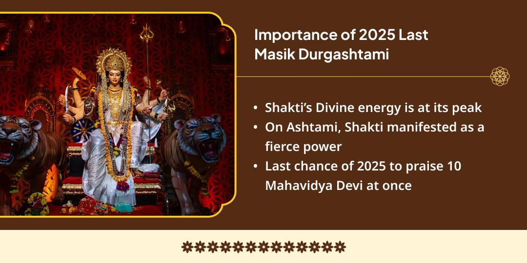 2025 Last Masik Durgashtami Sarva Siddhi Pradayini 10 Mahavidya Havan & Chadhava
