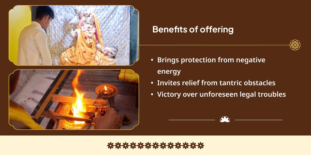 2025 Last Masik Durgashtami Asht Mahavidya Maa Baglamukhi Chadhava and Hawan Aahuti